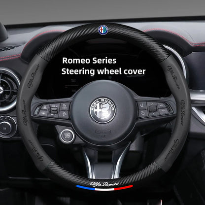 Alfa Romeo Steering Wheel Cover Giulietta Mito 159 Giulia Stelvio