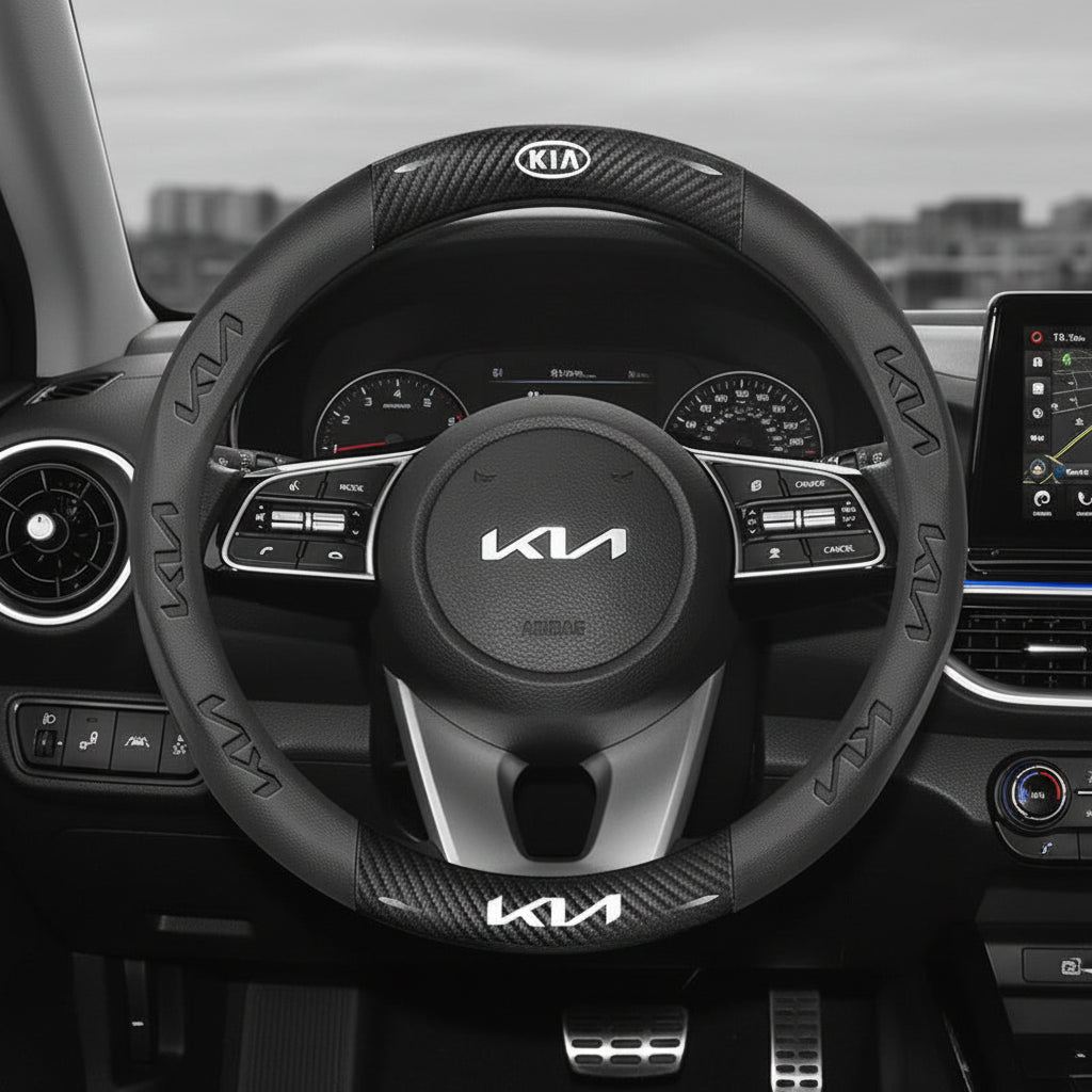 Kia Carbon Fibre Steering Wheel Cover