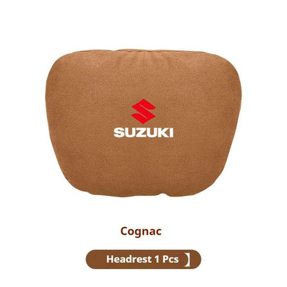 Suzuki Car Headrest & Waist Pillow - Cognac Headrest