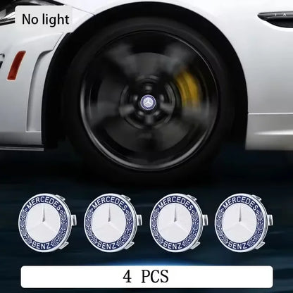 Mercedes Benz LED Hub Light Wheel Caps - Premium Car Accessories