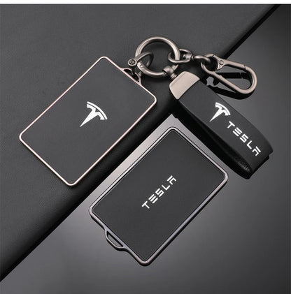 TPU Leather NFC Key Case Cover Tesla Model 3 S X Y Protection