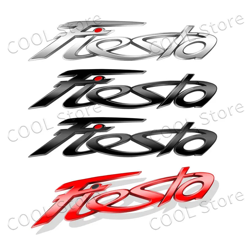 Ford Fiesta Chrome Letter Badge
