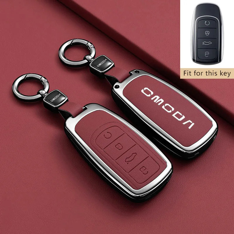 Zinc Alloy Key Case Fob for Chery Omoda C5 5 9 PHEV 2025 2026