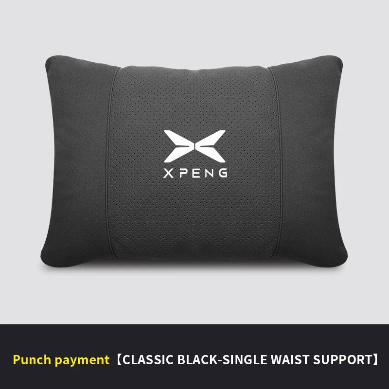 XPeng Neck Pillow and Lumbar Cushion - Black Waist pad