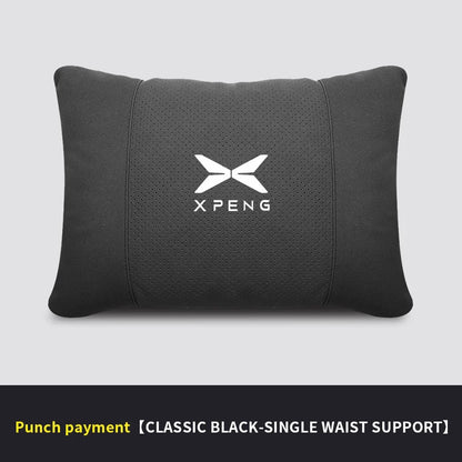 XPeng Neck Pillow and Lumbar Cushion - Black Waist pad