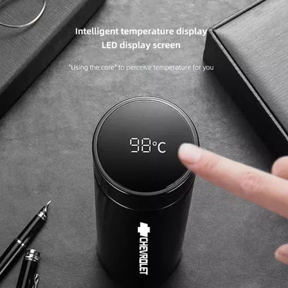 Chevrolet Stainless Steel Smart Thermos 500ML - A-Black