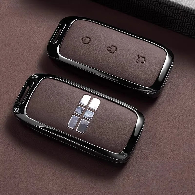 Protective Key Case for Geely Galaxy M9 EX5 E5 L7 Remote Fob Shell