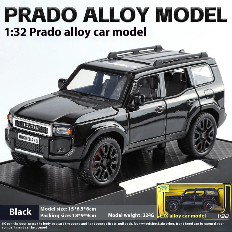 Toyota Prado Land Cruiser 1:32 Scale Die-Cast Metal Alloy Model Car