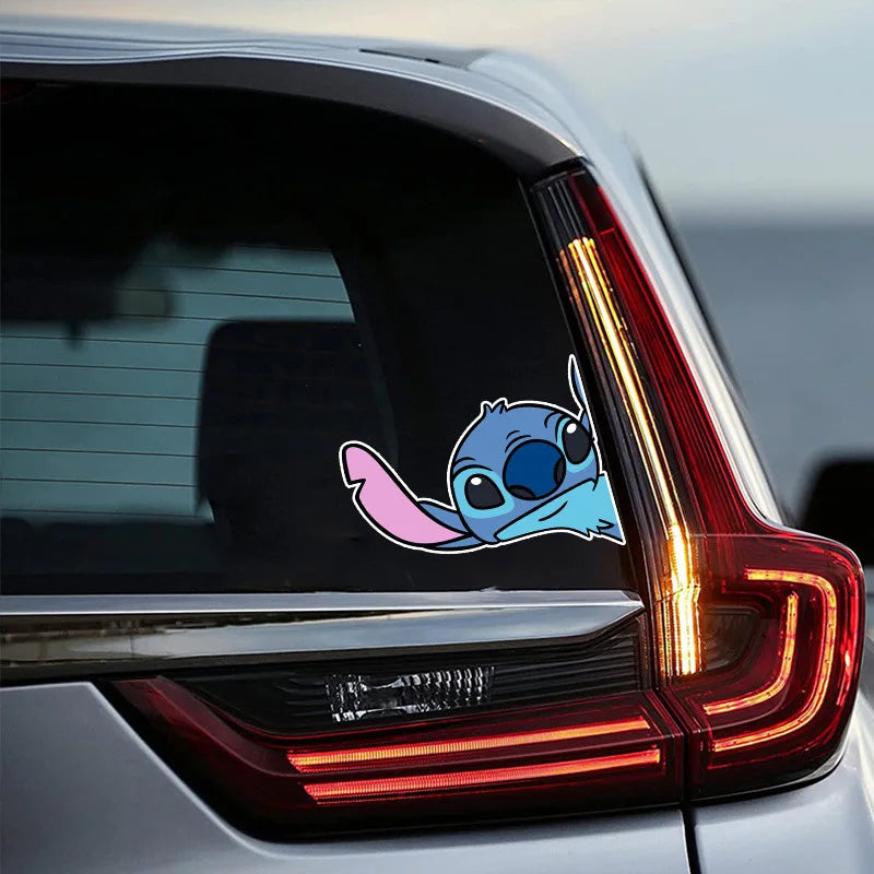Disney Stitch Car Sticker Scratch-Resistant Bumper Decal