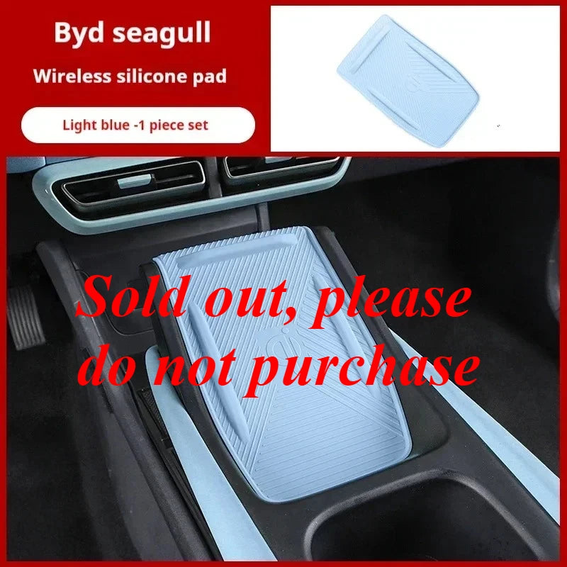 BYD Seagull Wireless Charging Silicone Pad Cup Holder Accessory