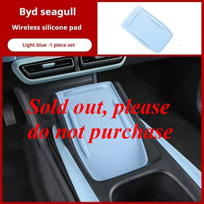 BYD Seagull Wireless Charging Silicone Pad Cup Holder Accessory