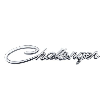 Dodge Challenger Metal Letter Badge - Silver