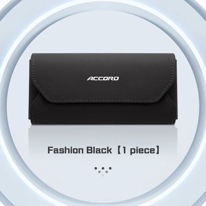 Honda Accord Civic CRV Magnetic Leather Glasses Case Holder