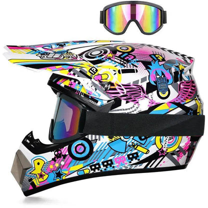 Kids Off-Road Motorcycle Helmet - 41 / L