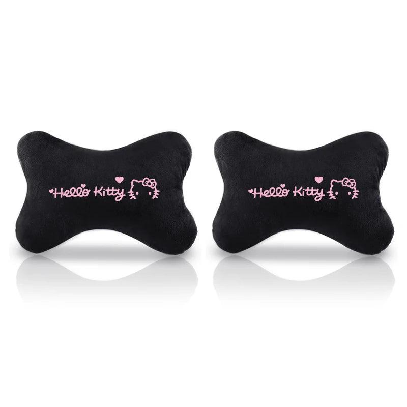 Hello Kitty Neck Support Pillow Auto Headrest Car Seat Cushion
