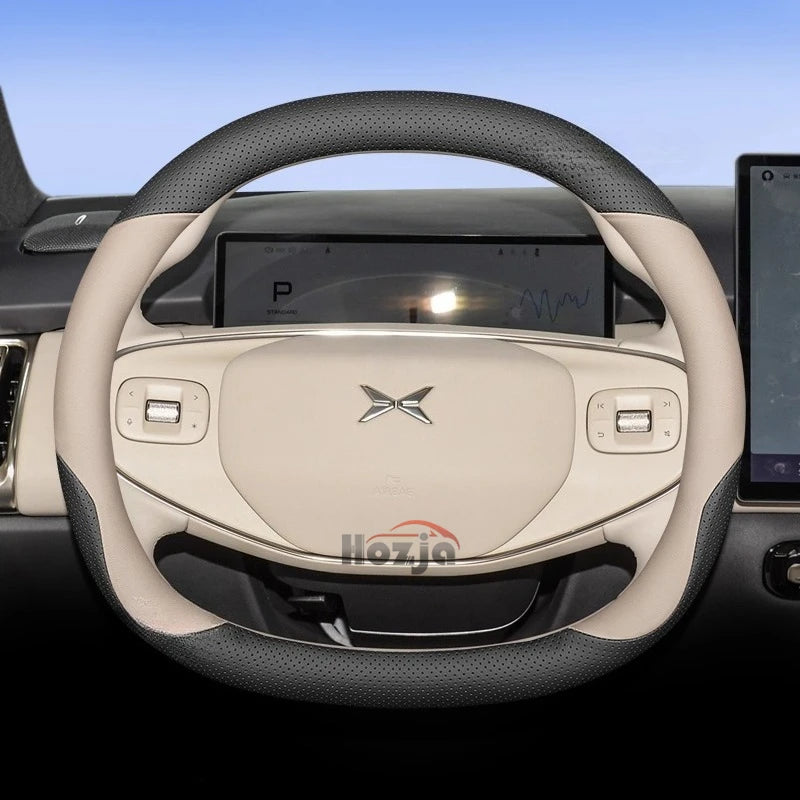 XPeng Two-Tone Double-D Steering Wheel Cover