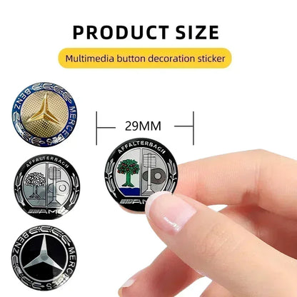 Mercedes-Benz AMG Multimedia Knob Decorative Stickers