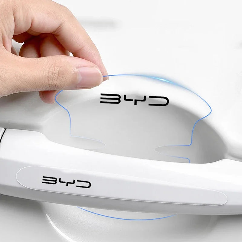 8pcs Door Handle Anti Collision Stickers for BYD Atto 3 Yuan Plus