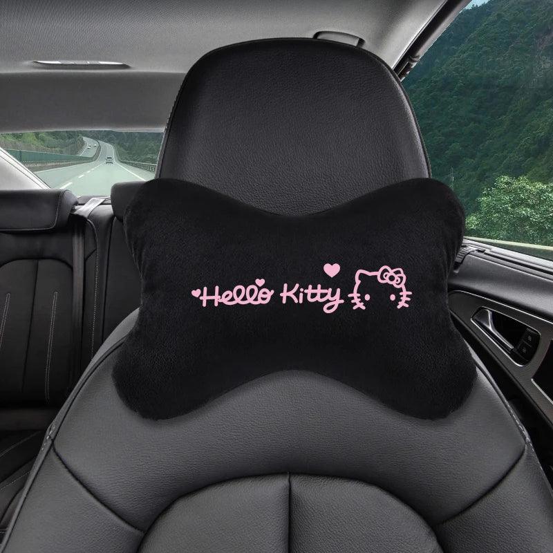 Hello Kitty Neck Support Pillow Auto Headrest Car Seat Cushion