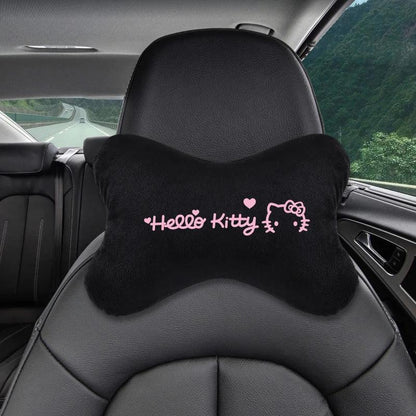 Hello Kitty Neck Support Pillow Auto Headrest Car Seat Cushion