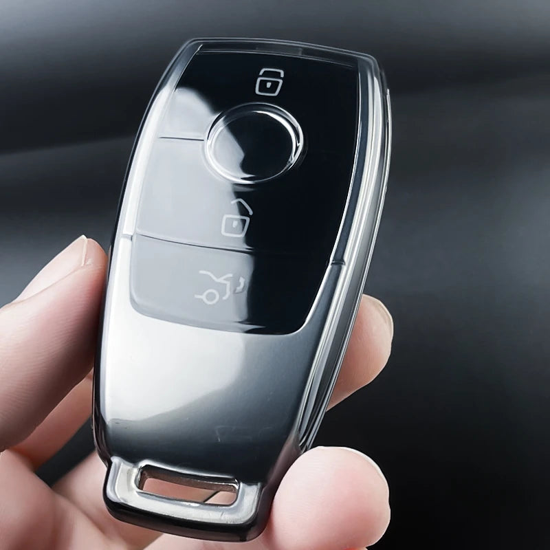 Mercedes-Benz Clear TPU Key Fob Case — C, E, S and GLC Class