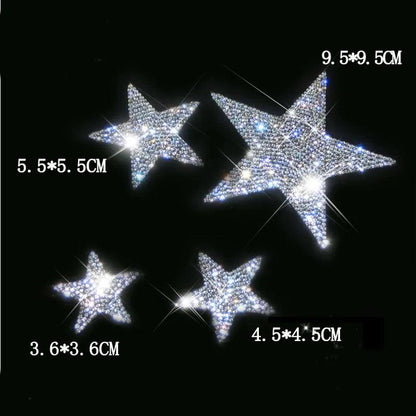 Bling Diamond Crystal Car Stickers Anti-Scratch Rhinestone Decals