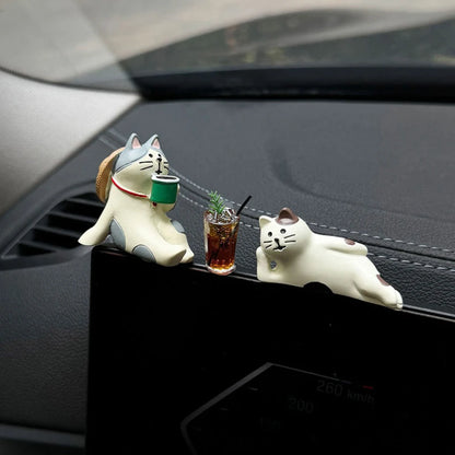 Cute Kitten Car Dashboard Ornament