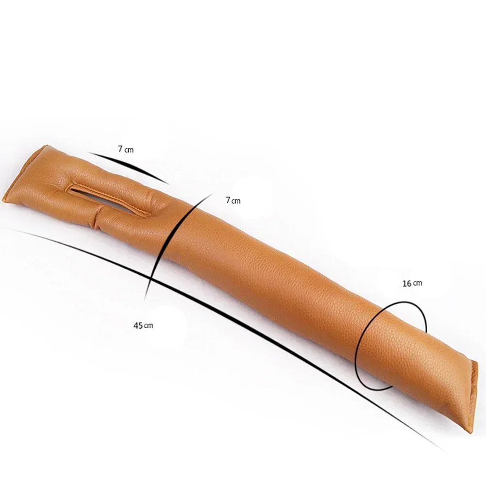 Car Seat Gap Filler – Soft Leather-Style Seat Crevice Organizer