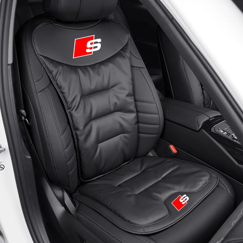 Audi Seat Covers | Universal Front & Rear Cushion Protectors - Cushion Mocha Brown