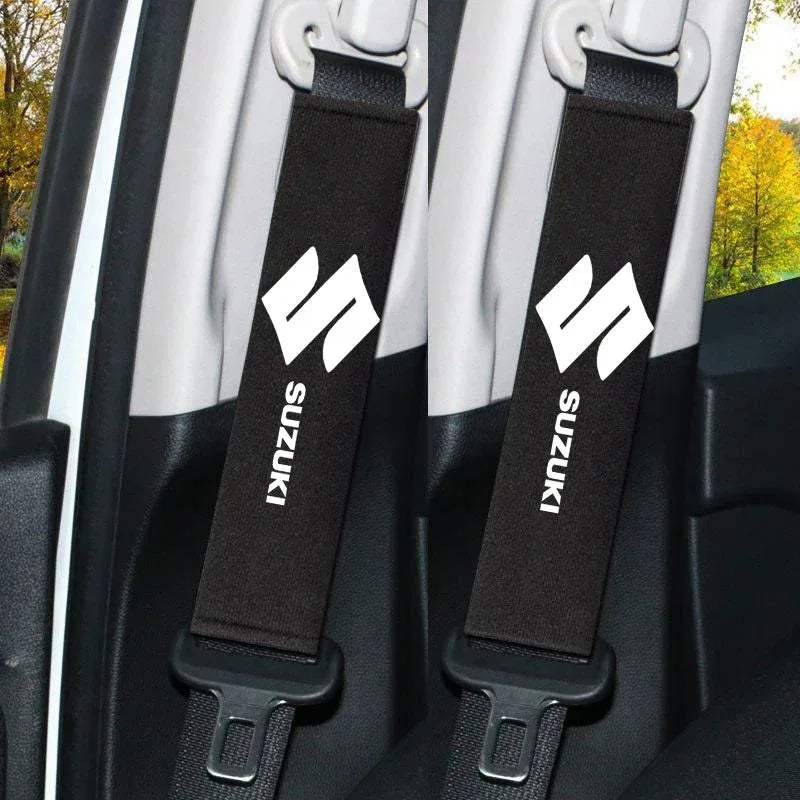 Suzuki Car Neck Pillow & Shoulder Pad - Seat Belt Cover-2pc