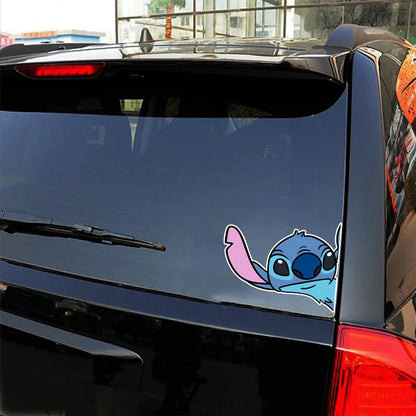 Disney Stitch Car Sticker Scratch-Resistant Bumper Decal