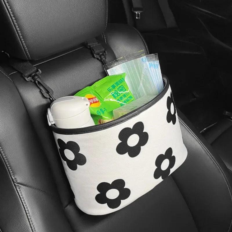 Premium Car Seat Back Storage Organizer with Trash Compartment
