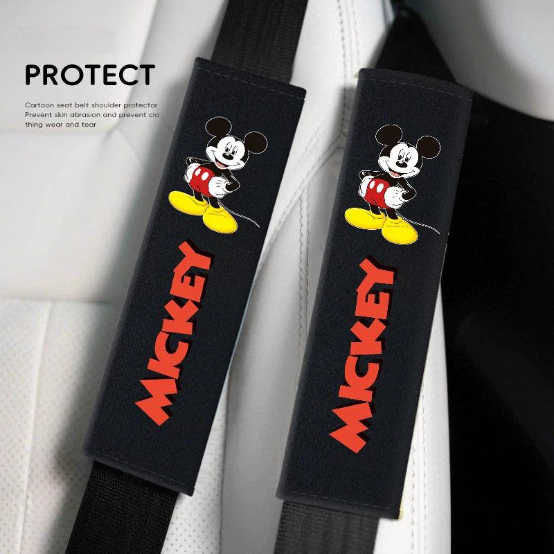 Mickey Mouse Seatbelt Cover - Disney Car Shoulder Pad Cushion
