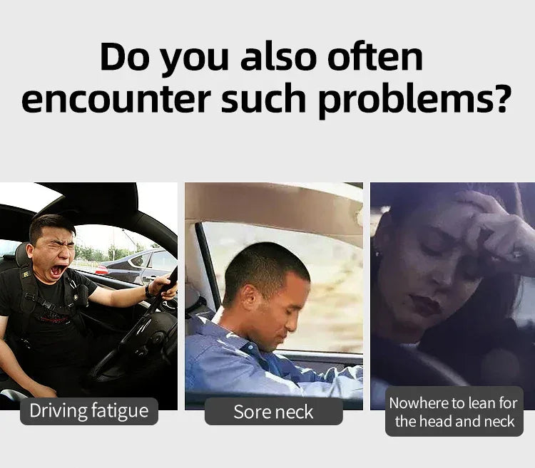 Maybach S-Class Breathable Soft Neck Headrest & Lumbar Support Pillow - Headrest Black