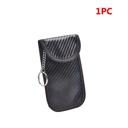Faraday Key Fob Pouch — RFID Signal Blocking Car Key Bag