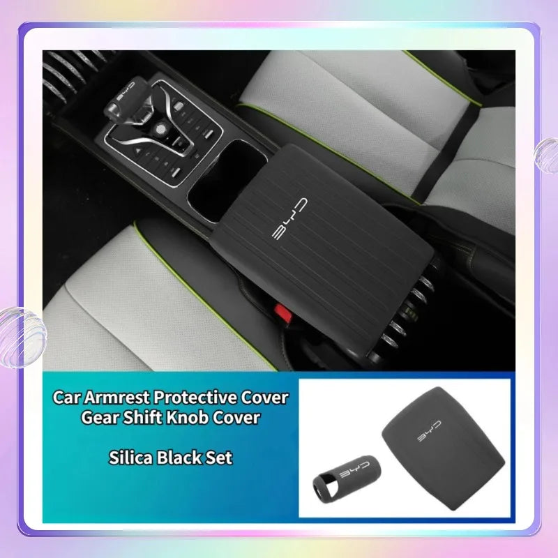 BYD Atto 3 Armrest Box Cover Leather Protection 2022-2024 Models