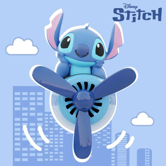 Disney Stitch & Hello Kitty Kawaii Car Air Freshener – Cute Plane-Shaped Fragrance Outlet Accessory