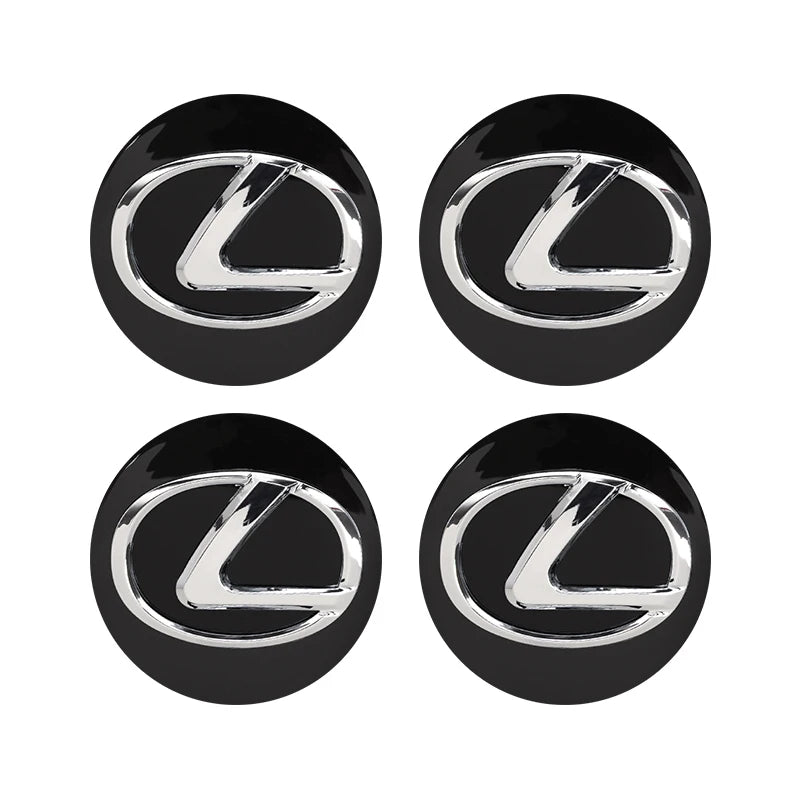4Pcs 62mm Lexus Wheel Center Cap Hub Covers