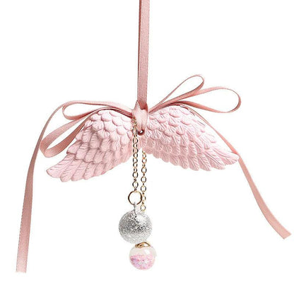Gypsum Angel Wings Car Pendant Rearview Mirror Decoration Ornament