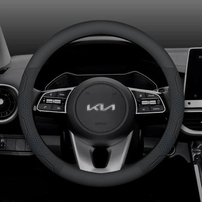 Kia Carbon Fiber Suede Steering Wheel Cover