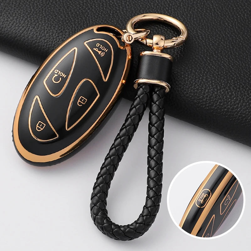 Soft TPU Key Case Cover Shell Hyundai Ionic 6 Grandeur GN7 Kona EV