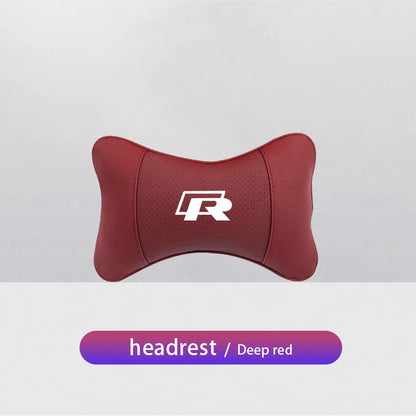 Volkswagen Leather Headrest Pillow