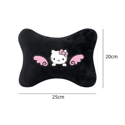 Hello Kitty Neck Support Pillow Auto Headrest Car Seat Cushion
