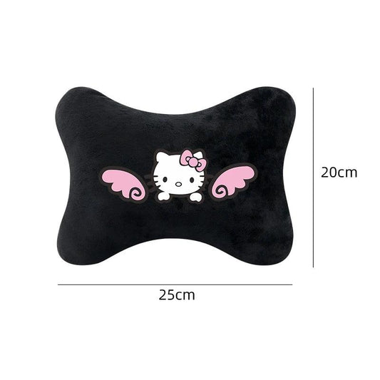Hello Kitty Neck Support Pillow Auto Headrest Car Seat Cushion