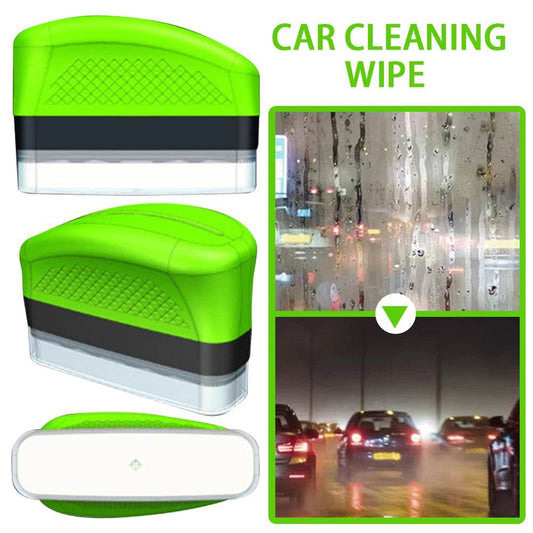 Car Glass Oil Film Remover Window Cleaner Kit with Clean Board for Auto Detailing - 1PCS-with Box