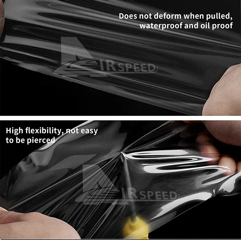 Tesla Model Y Juniper 2025+ Carbon Fiber PPF B-pillar Trunk Film - Triangle