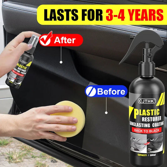 Car Plastic Restorer – Back to Black Gloss Polish & Coating