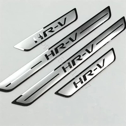 For Honda HRV HR-V Vezel  Stainless Steel Scuff Plate Door Sill Guards Thresholds Cover Trims Car Accessories