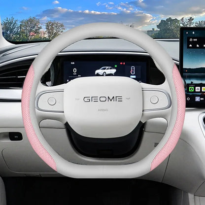 Geely EX2 Nappa Leather Steering Wheel Cover – 34 cm
