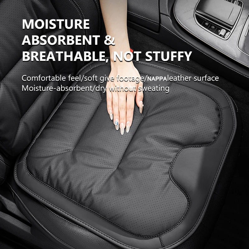 AUTOMECHANIST Nappa Leather Car Seat Covers Universal 5-Seat Set